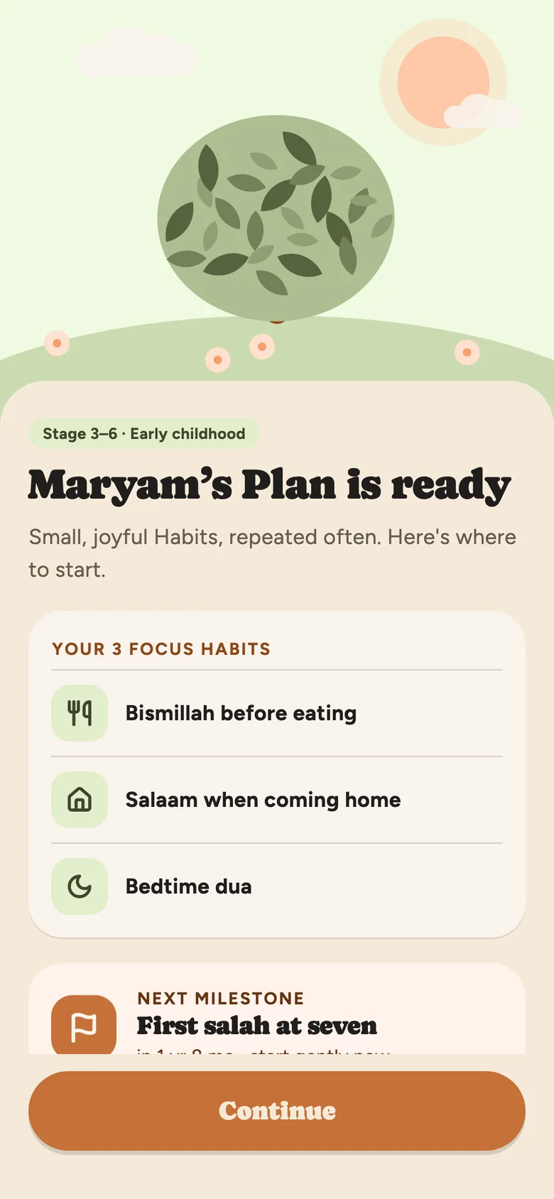 Rahmly screen: Your Plan is ready